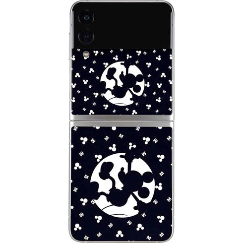Disney Mickey Mouse Falling Silhouette Galaxy Z Flip3 5G Skin